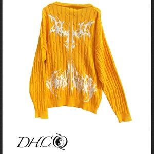 Izod Bright Yellow Knit Sweater